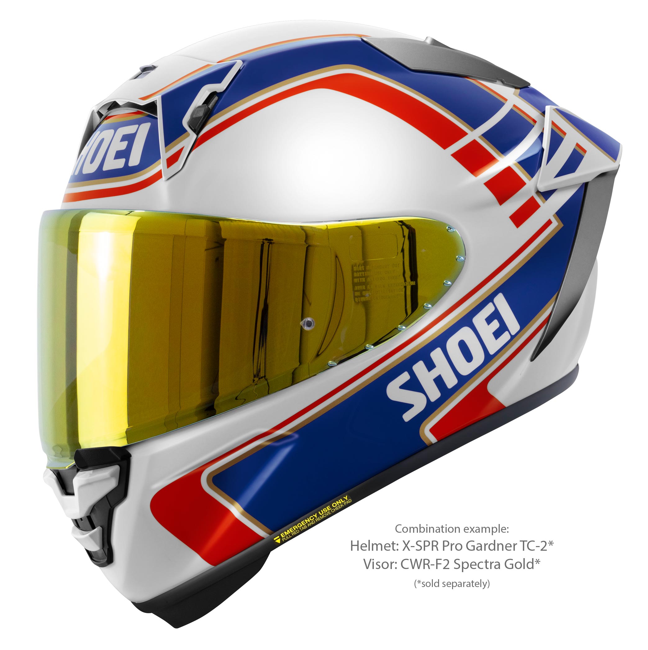 Shoei X-SPR PRO Kask Wayne Gardner Replika TC-2 