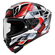 Shoei X-SPR PRO Kask Valion TC-1 Kırmızı / Gri 