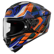 Shoei X-SPR PRO Kask Valion TC-8 Turuncu / Mavi 