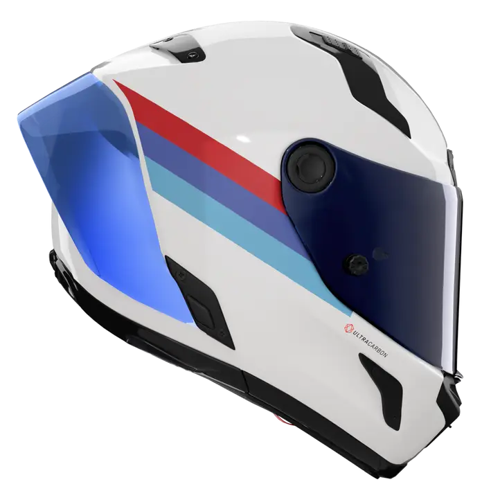 Nolan X-804 RS Kask Ultra Karbon Gemini Beyaz/Mavi/Kırmızı 365 
