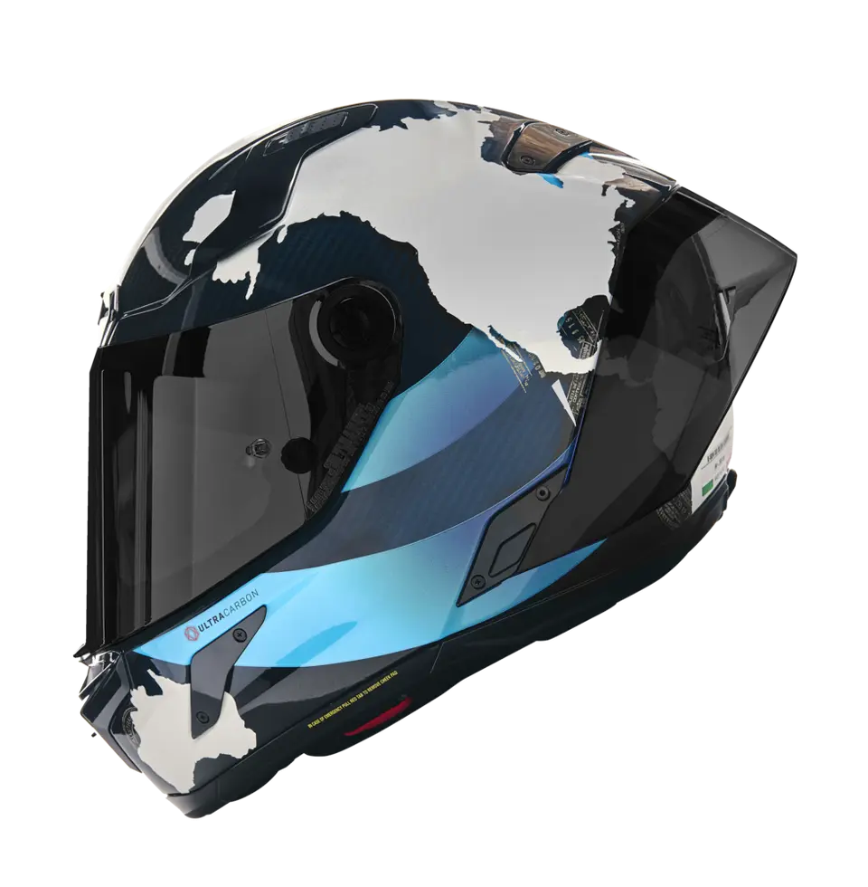 Nolan X-804 RS Kask Ultra Carbon Carlos Checa Replika 30. Yıl Özel Sürümü 355 