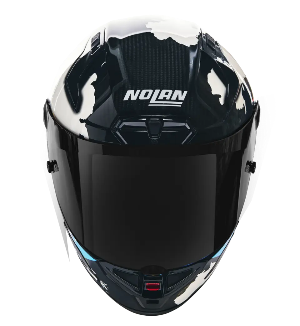 Nolan X-804 RS Kask Ultra Carbon Carlos Checa Replika 30. Yıl Özel Sürümü 355 