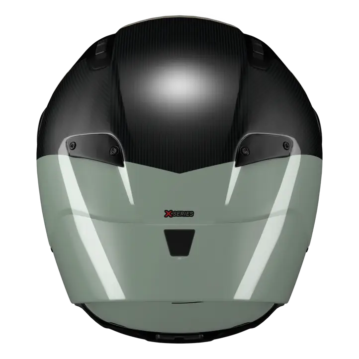 Nolan X-804 RS Kask Ultra Karbon Blocco Yeşil-Gri/Antrasit/Fildişi 370 