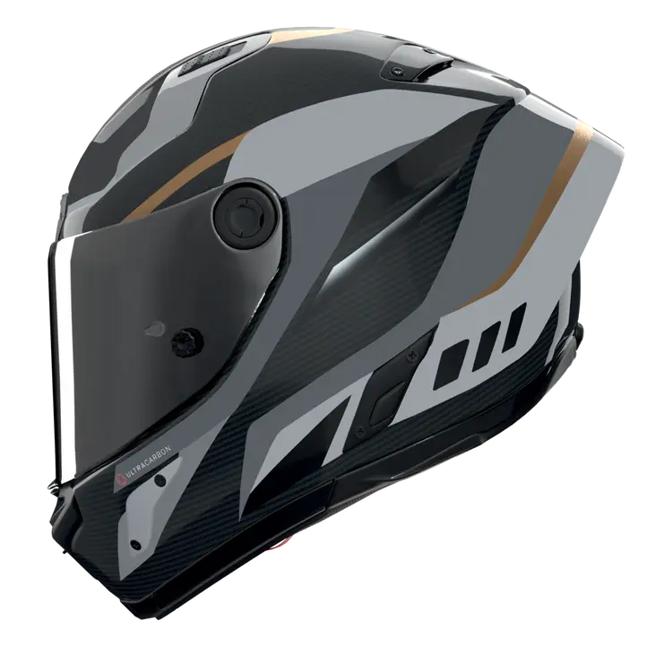 Nolan X-804 RS Kask Ultra Carbon Lesmo Siyah/Gri/Altın 361 