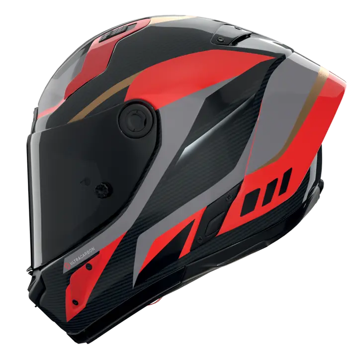 Nolan X-804 RS Kask Ultra Carbon Lesmo Kırmızı/Gri/Altın 362 