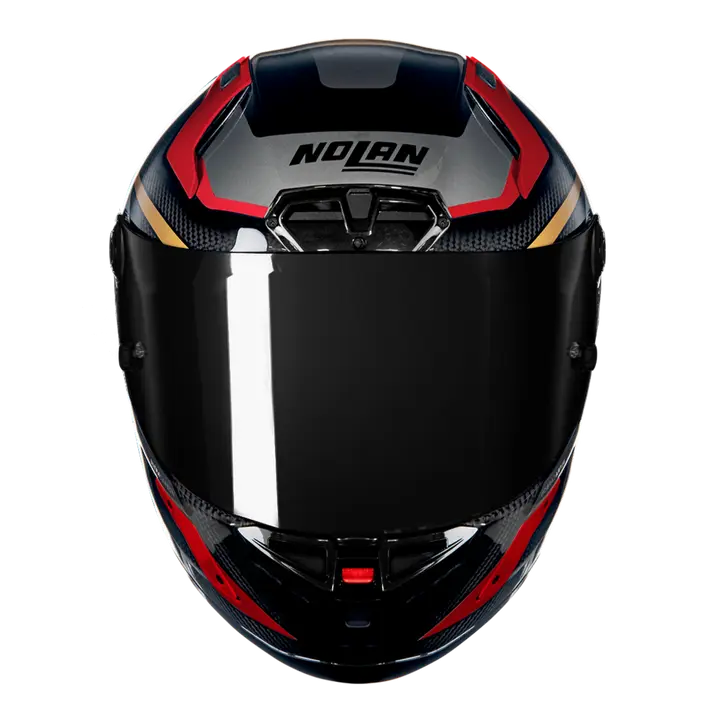 Nolan X-804 RS Kask Ultra Carbon Lesmo Kırmızı/Gri/Altın 362 