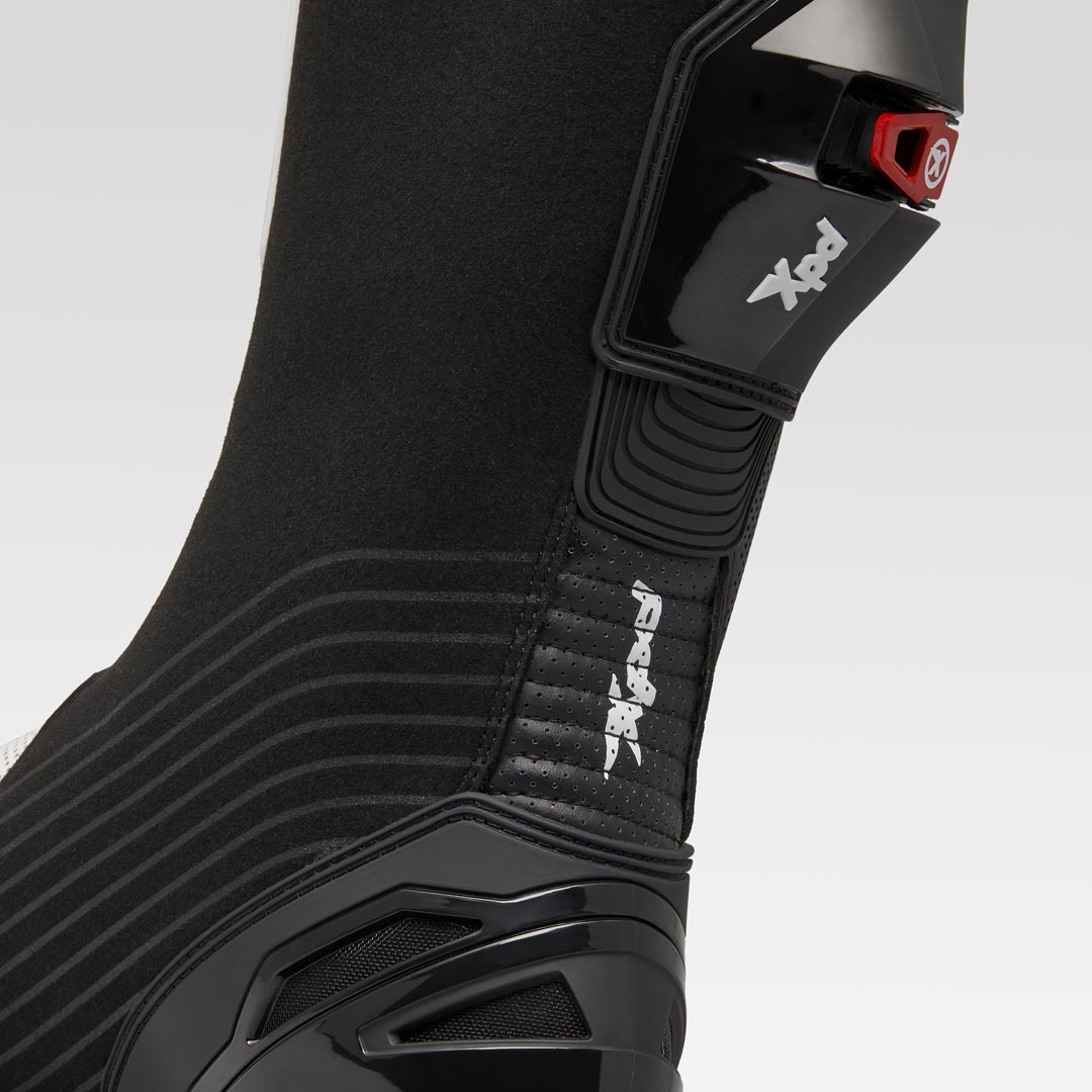 XPD XP9-R AIR delikli Yarış ve Sokak Motosiklet Botu | Erkek | Beyaz/Siyah 