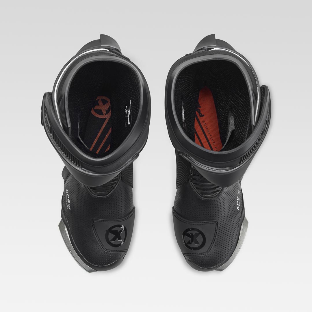 XPD XP9-S AIR delikli Yarış ve Sokak Motosiklet Botu | Erkek | Beyaz/Siyah 