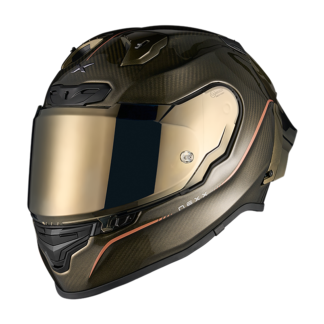 Nexx X.R3R Kask Hagibis Carbon Gold 01XR323374096 