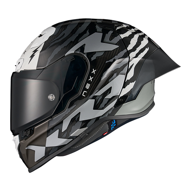 Nexx X.R3R Kask Ziger Karbon Siyah Gri 01XR323513066 