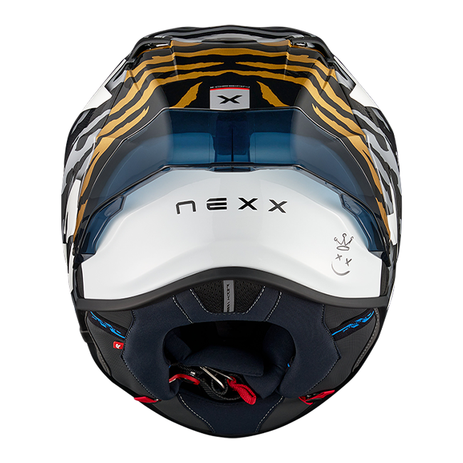 Nexx X.R3R Kask Ziger Karbon Gri Altın 01XR323513378 