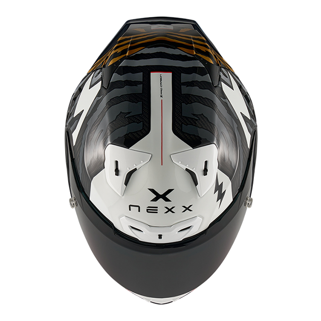 Nexx X.R3R Kask Ziger Karbon Gri Altın 01XR323513378 