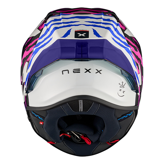 Nexx X.R3R Kask Ziger Karbon Mor Mavi 01XR323513377 