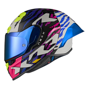 Nexx X.R3R Kask Ziger Karbon Mor Mavi 01XR323513377 