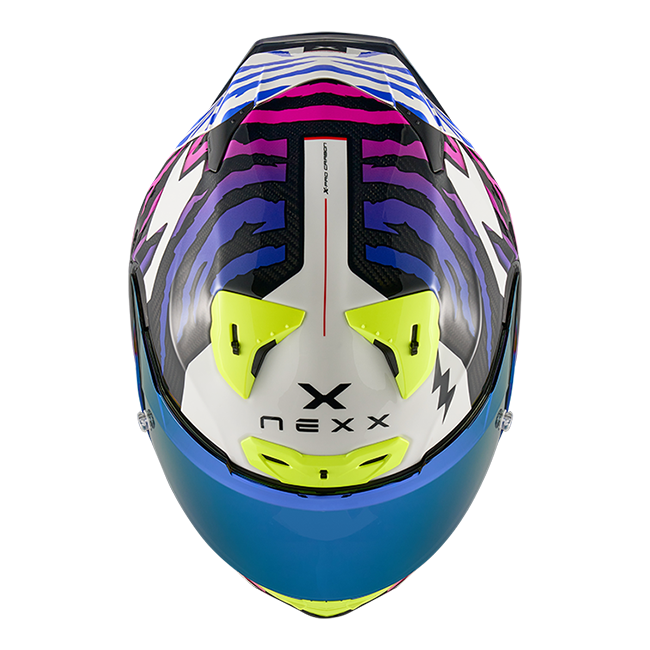 Nexx X.R3R Kask Ziger Karbon Mor Mavi 01XR323513377 