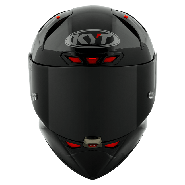 KYT KX-1 Yarış GP Kask Düz Siyah Y6KX00X6 