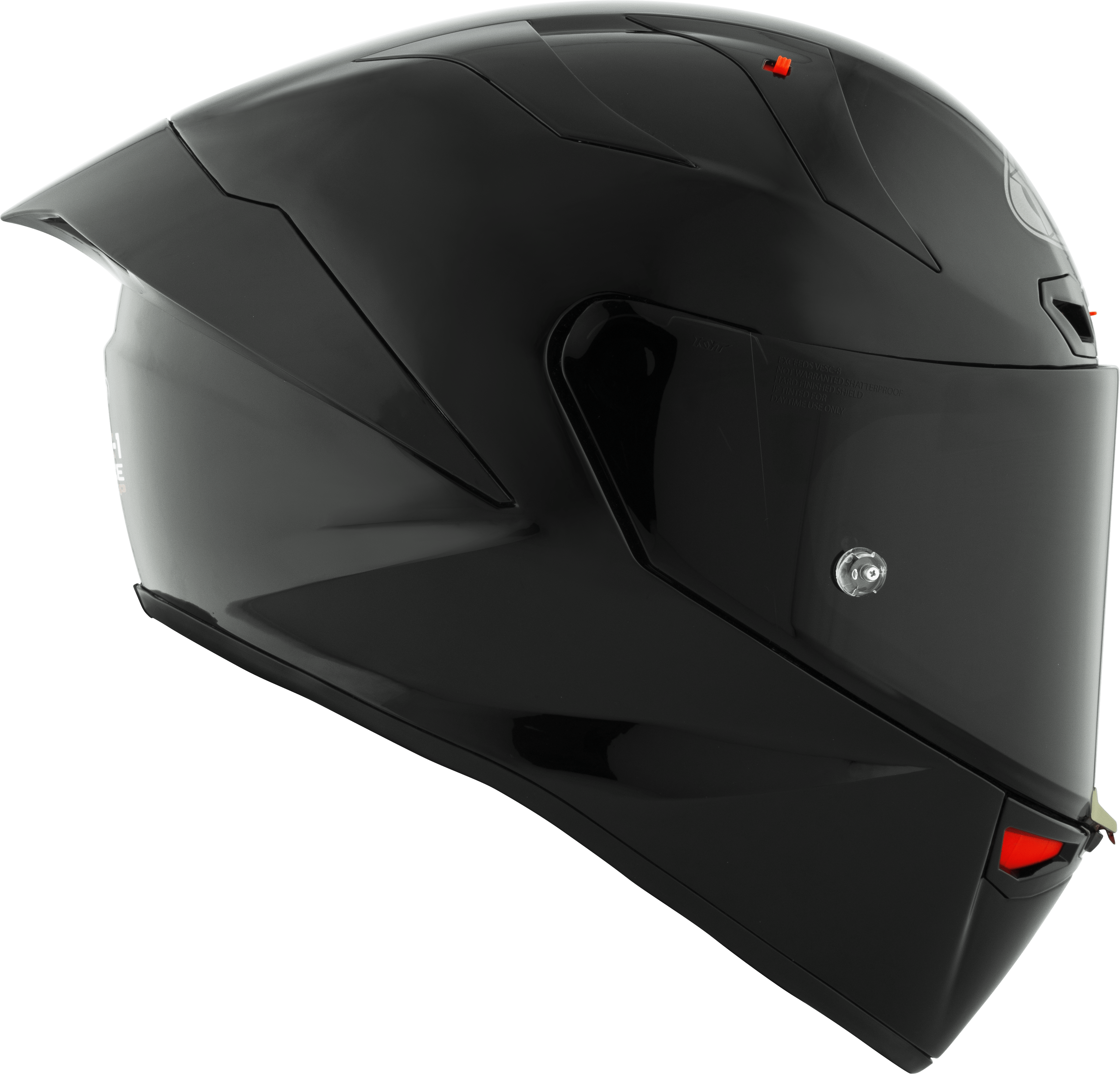 KYT KX-1 Yarış GP Kask Düz Siyah Y6KX00X6 