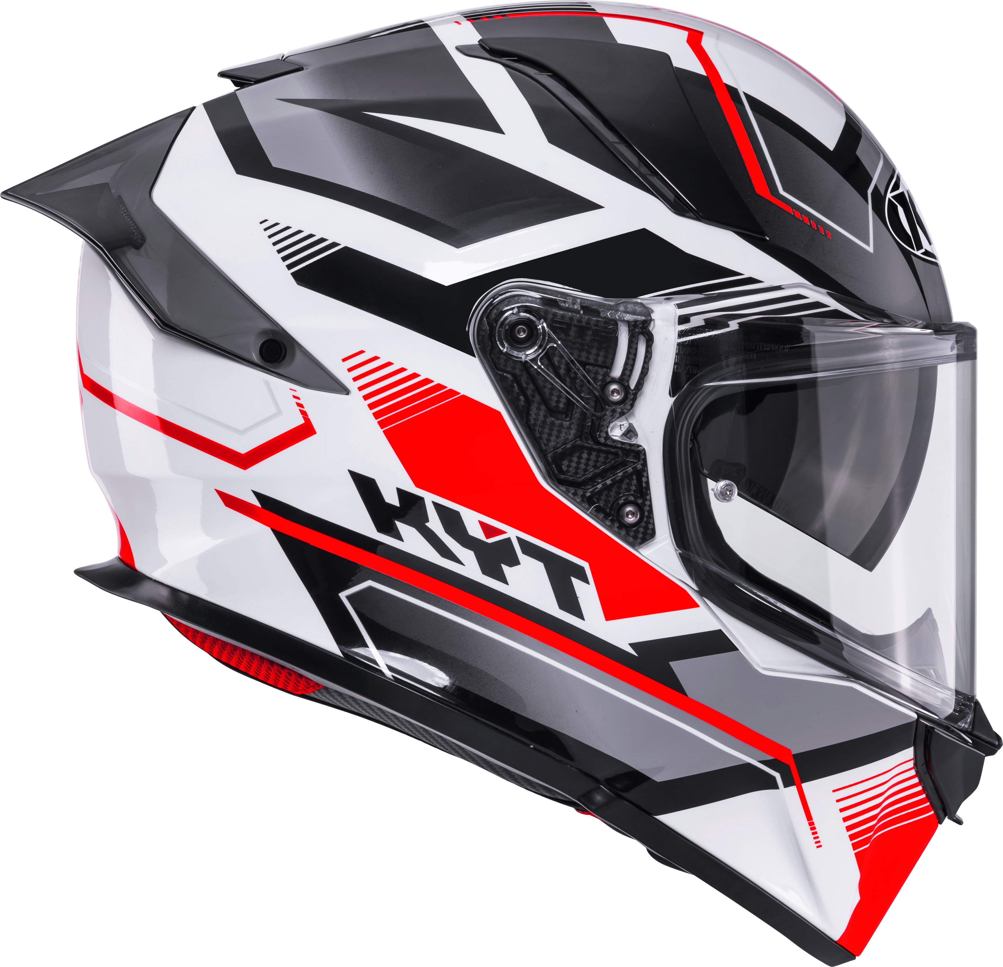 KYT R2R Kask Parsec Beyaz/Kırmızı Y6R20022 