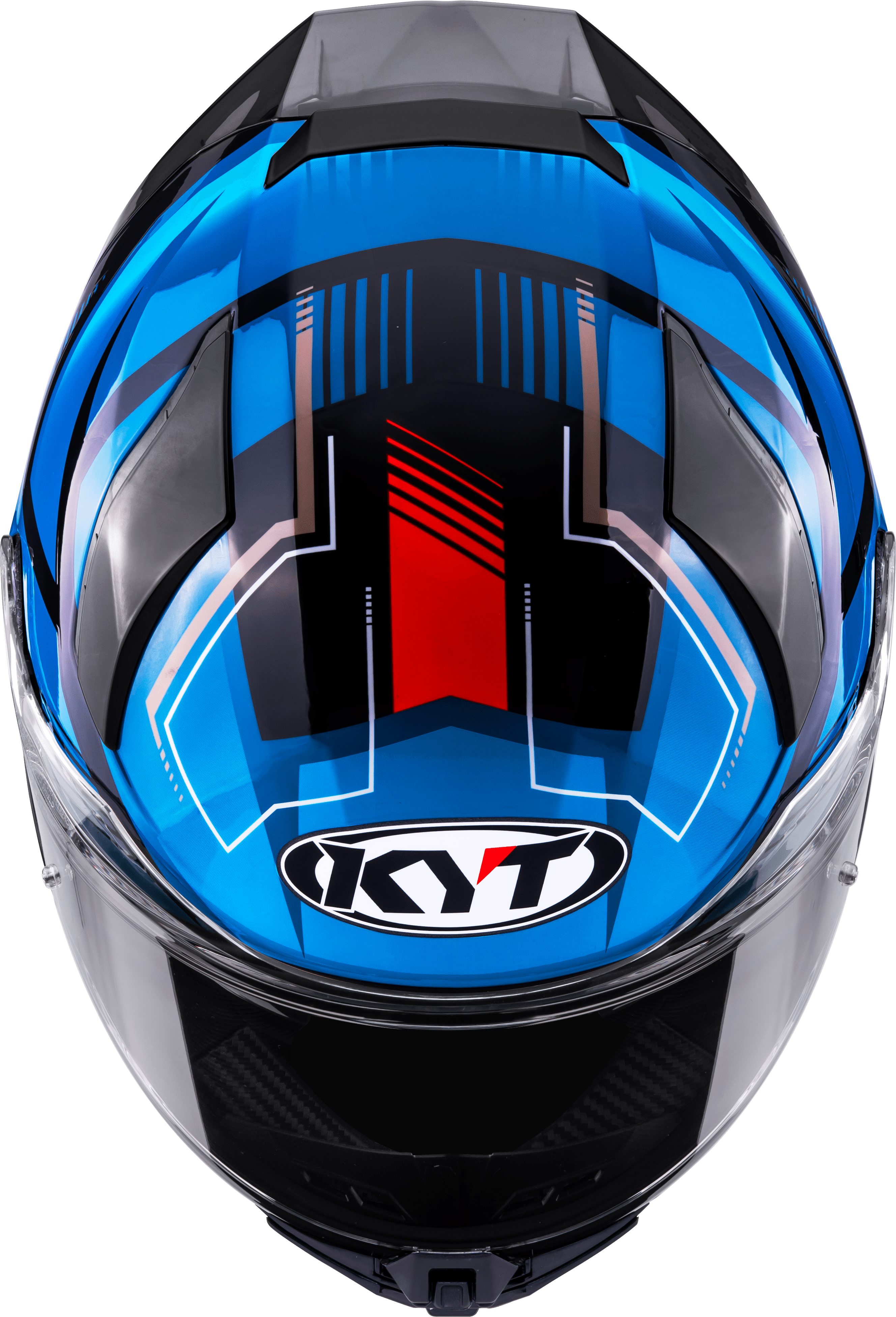 KYT R2R Kask Parsec Siyah / Mavi / Kırmızı Y6R20024 