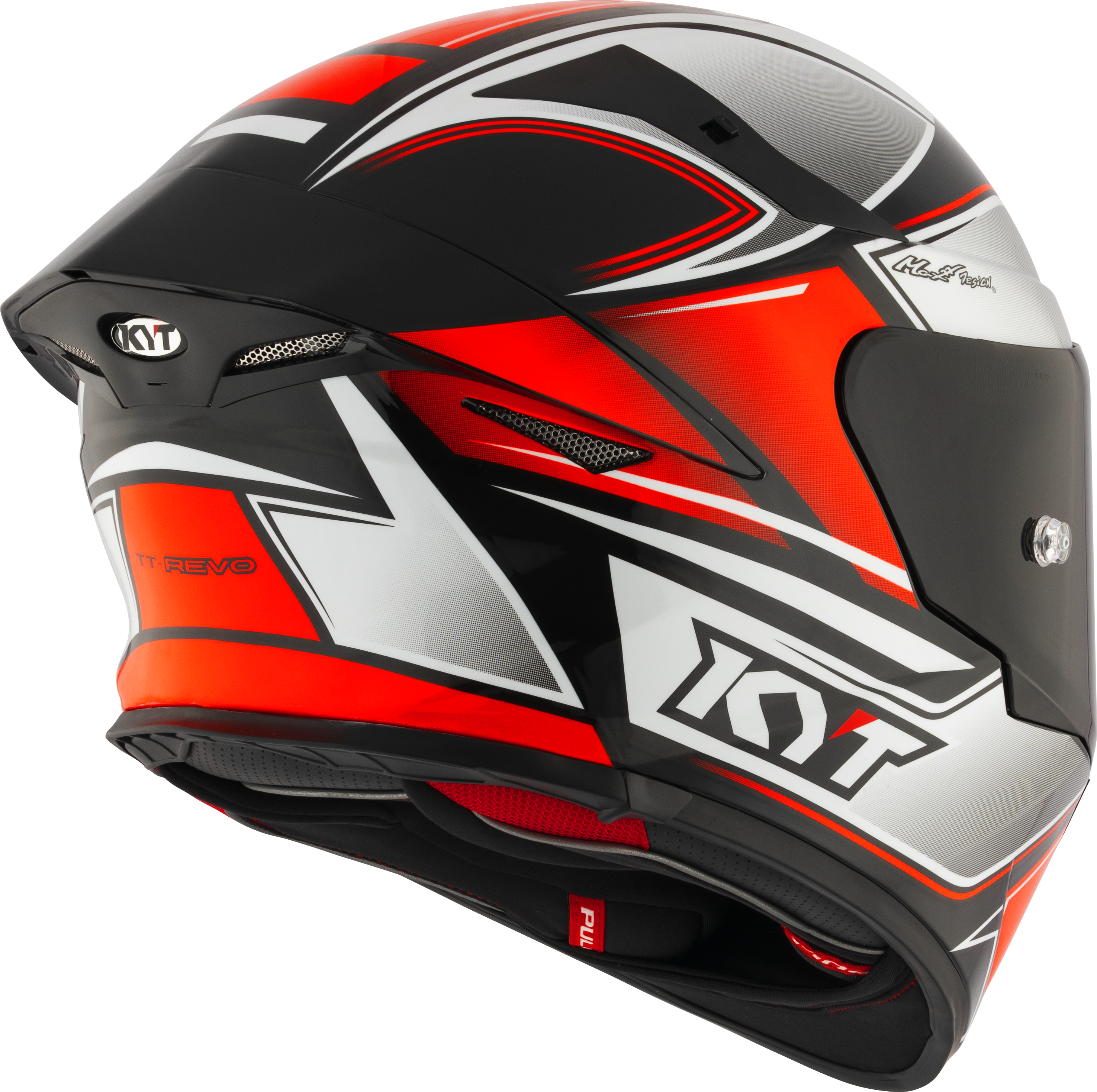 KYT TT-Revo Kask Turist Kırmızı Fluo Y6TR0012 