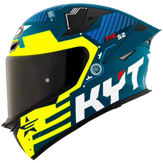 KYT TT-Revo Kask Fuselaj Sarı mat Y6TR0021 