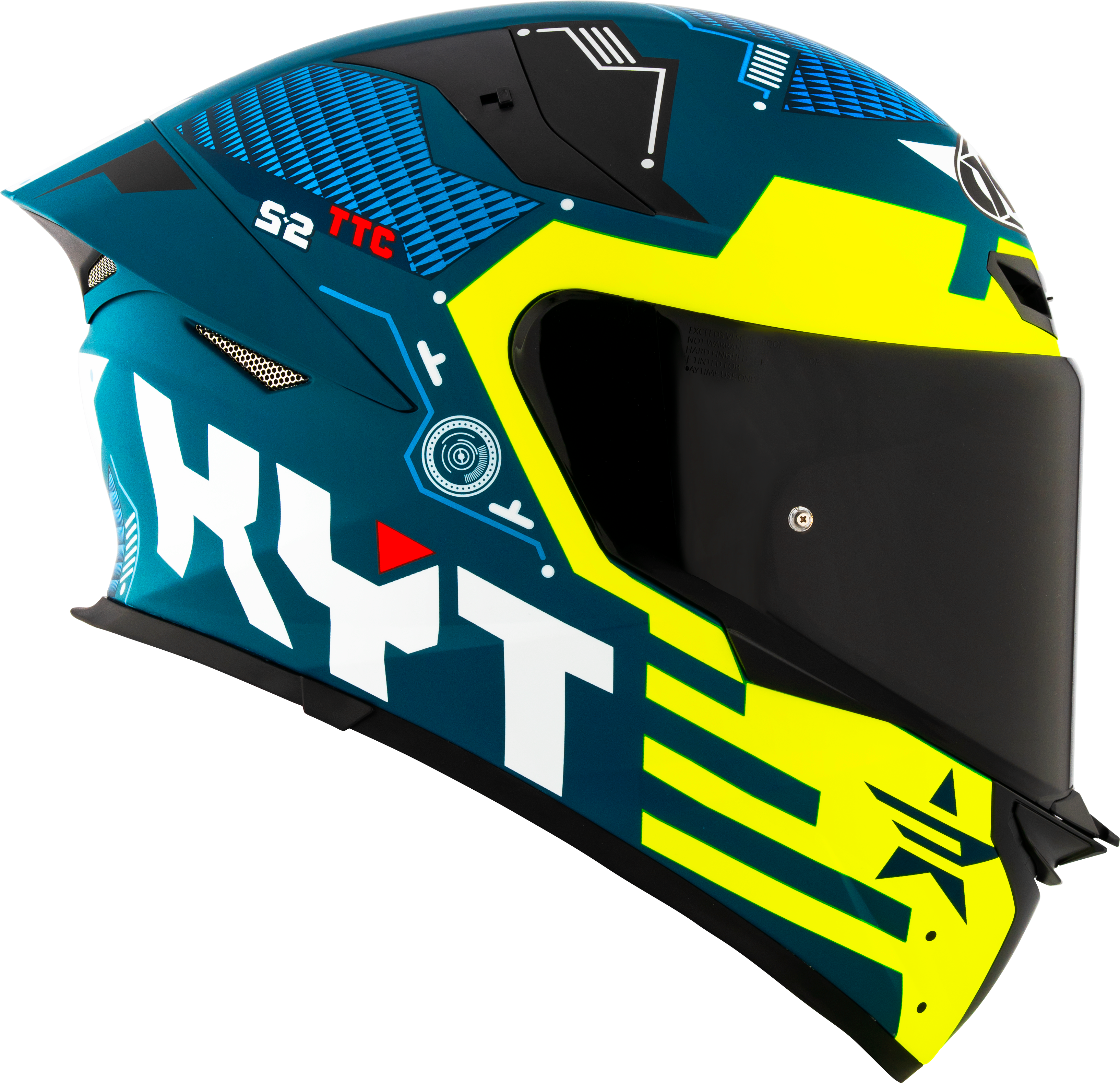 KYT TT-Revo Kask Fuselaj Sarı mat Y6TR0021 