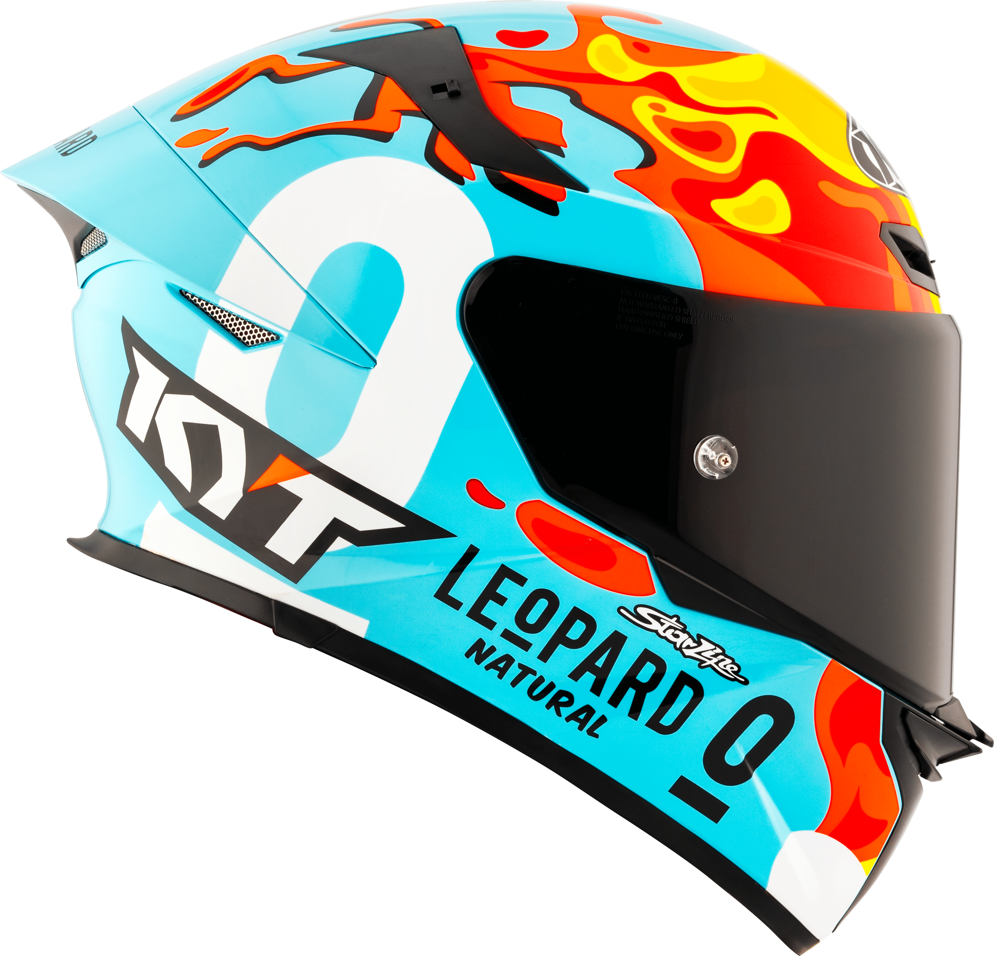KYT TT-Revo Kask Leopar Replika Aragon Y6TR0054 