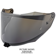 KYT Visor R1R İridyum Yansımalı Gümüş YAR10VA0 