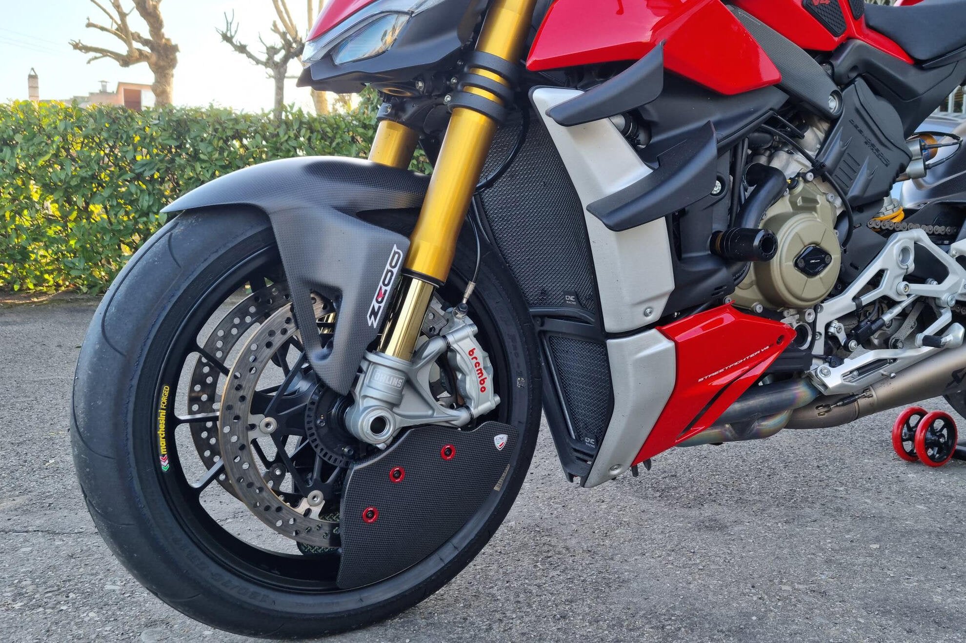 Karbon Fren Kaliperleri Soğutma GP Hava Kanalları Evo Ducati Panigale V2 955 (20-24) ZA750Y 
