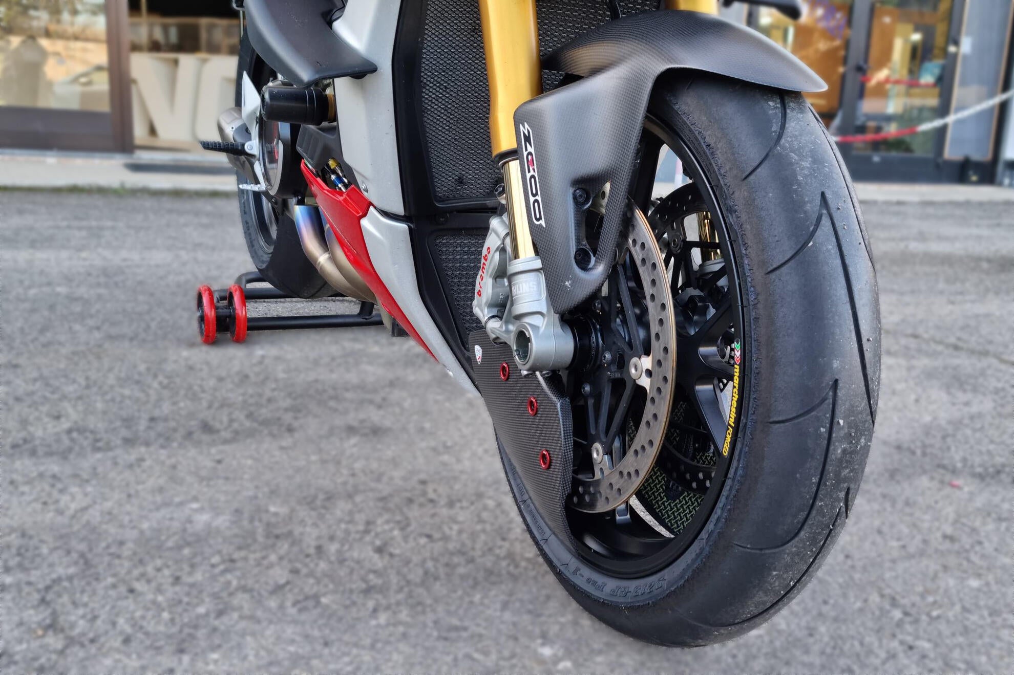 Karbon Fren Kaliperleri Soğutma GP Hava Kanalları Evo Ducati Panigale V2 955 (20-24) ZA750Y 