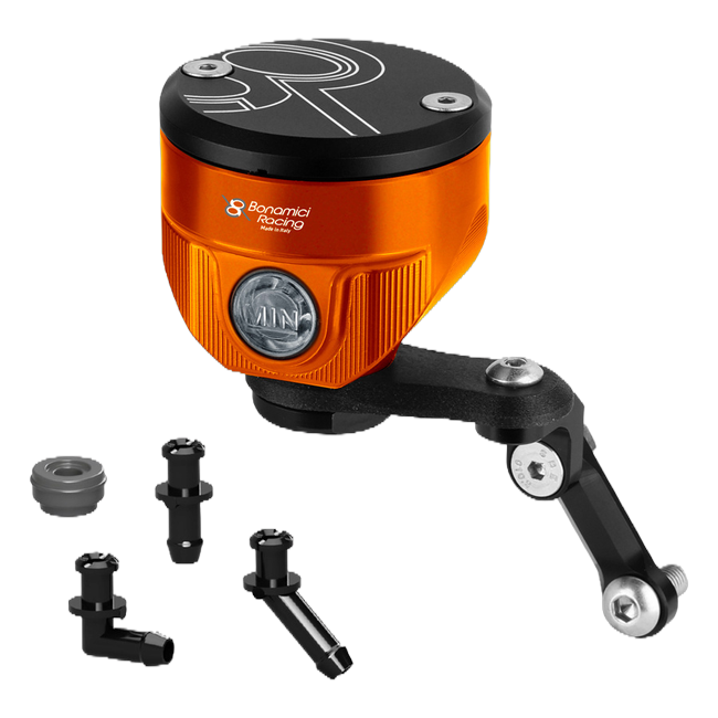 Flüssigkeitsbehälter 30 ml Bonamici Racing VS40 für CFMOTO 675 SR-R – Orange