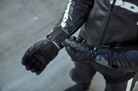 Spidi Carbo 5 Yarış Motosiklet Deri Eldivenleri | Erkek | Siyah | A185026 