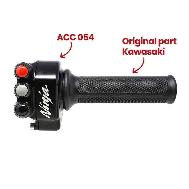 Gaz kolu muhafazası ile JetPrime Lenkerswitch Kawasaki ZX-10 R/RR (21-26) JP ACC 054 