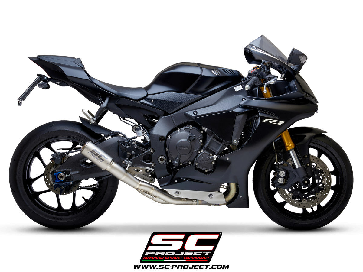 SC-Project Slip-On CR-T + KAT-Yedek Boru Yamaha YZF-R1/M RN65 (20-26) Y11C-DET36 