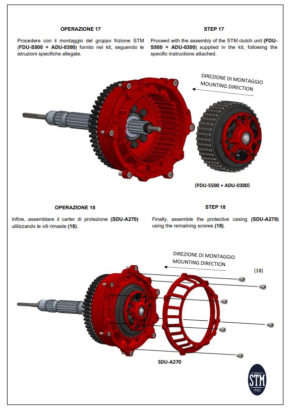 STM EVO GP Kuru Debriyaj Ducati Panigale V2 955 (20-24) KTT-2600 