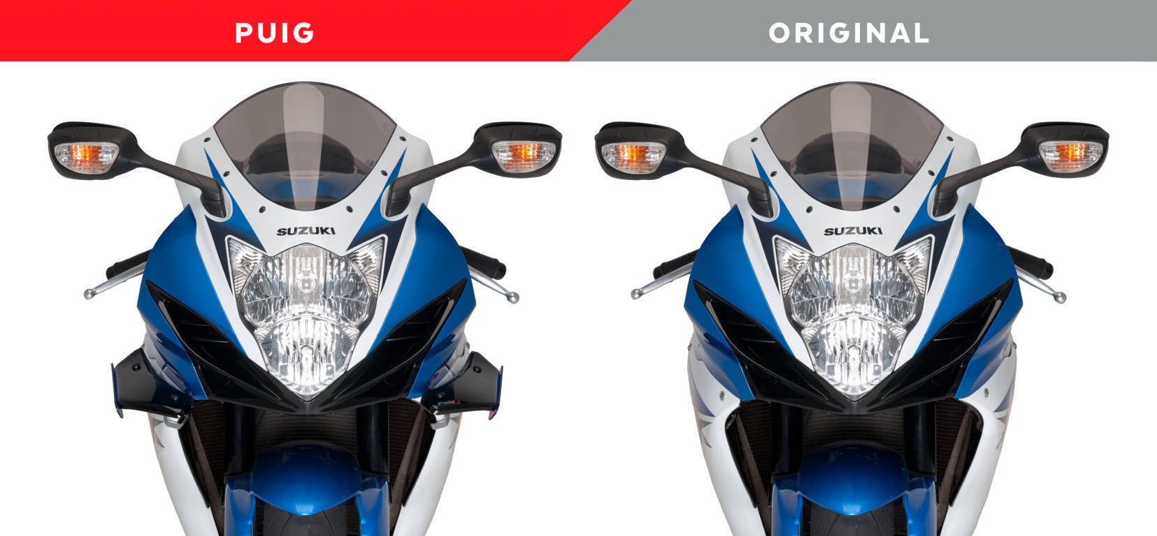 Puig Kanatçıkları Spoiler Ağırlık Suzuki GSX-R 600/750 (11-16) 3163 