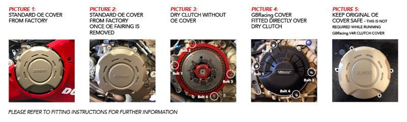Kupplör Koruma Kapağı GBRacing Ducati Panigale V4 R (19-21) 