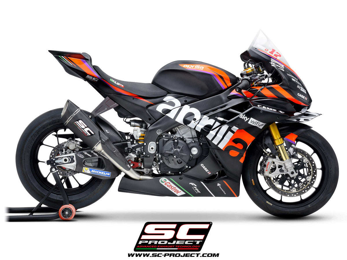 SC-Project Titan Komplett sistem SC1-R (250mm) Aprilia RSV4 1100 Factory (21-24) A27A-TC90C 