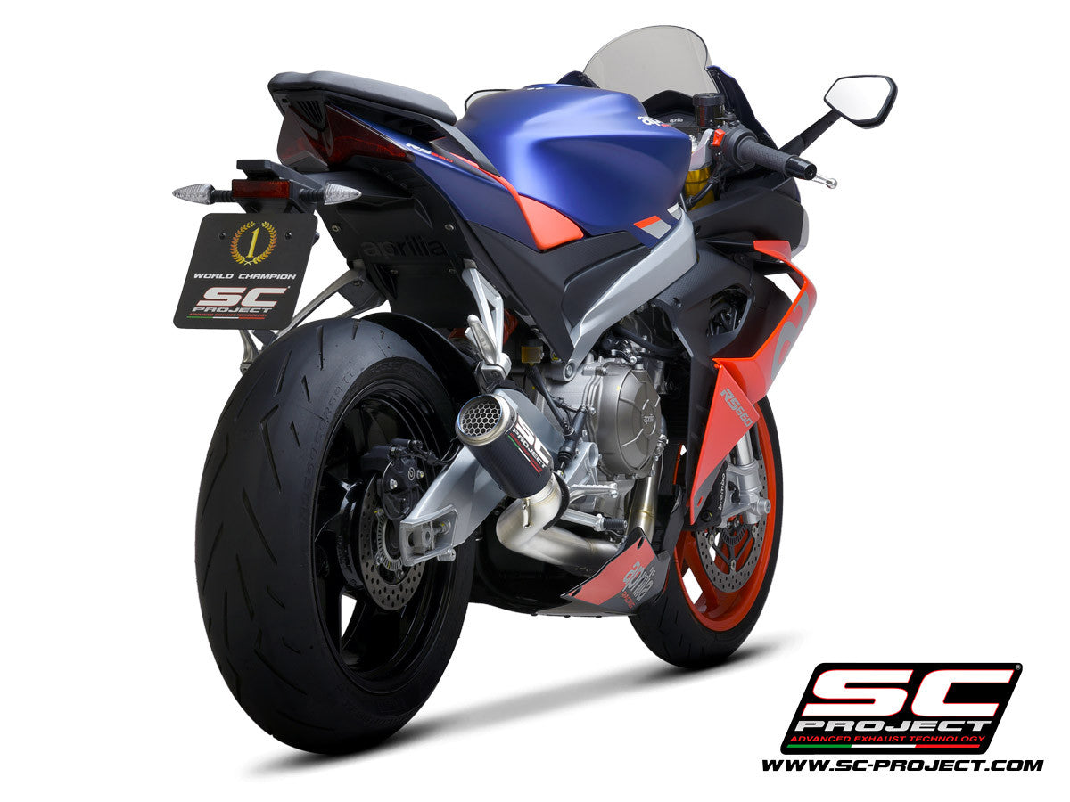 SC-Project Paslanmaz Çelik Komple Sistem 2-1 CR-T Aprilia RS 660 (20-24) 
