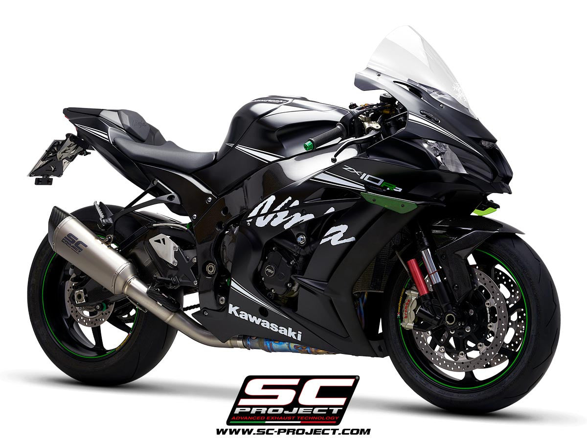 SC-Project Slip-On SC1-R + KAT-Yedek Boru Kawasaki ZX-10 R/RR (16-20) K22A-DET91 
