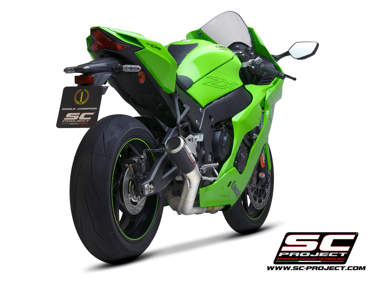 SC-Project Slip-On CR-T + KAT-Yedek Boru Kawasaki ZX-10 R/RR (21-25) K38A-DET36 