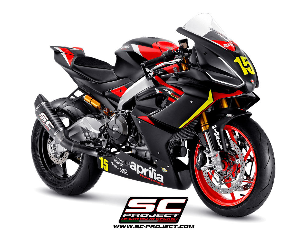SC-Project Trofeo Titan Komplett sistem 2-1 SC1-R Aprilia RS 660 (20-24) A23A-PTC90 