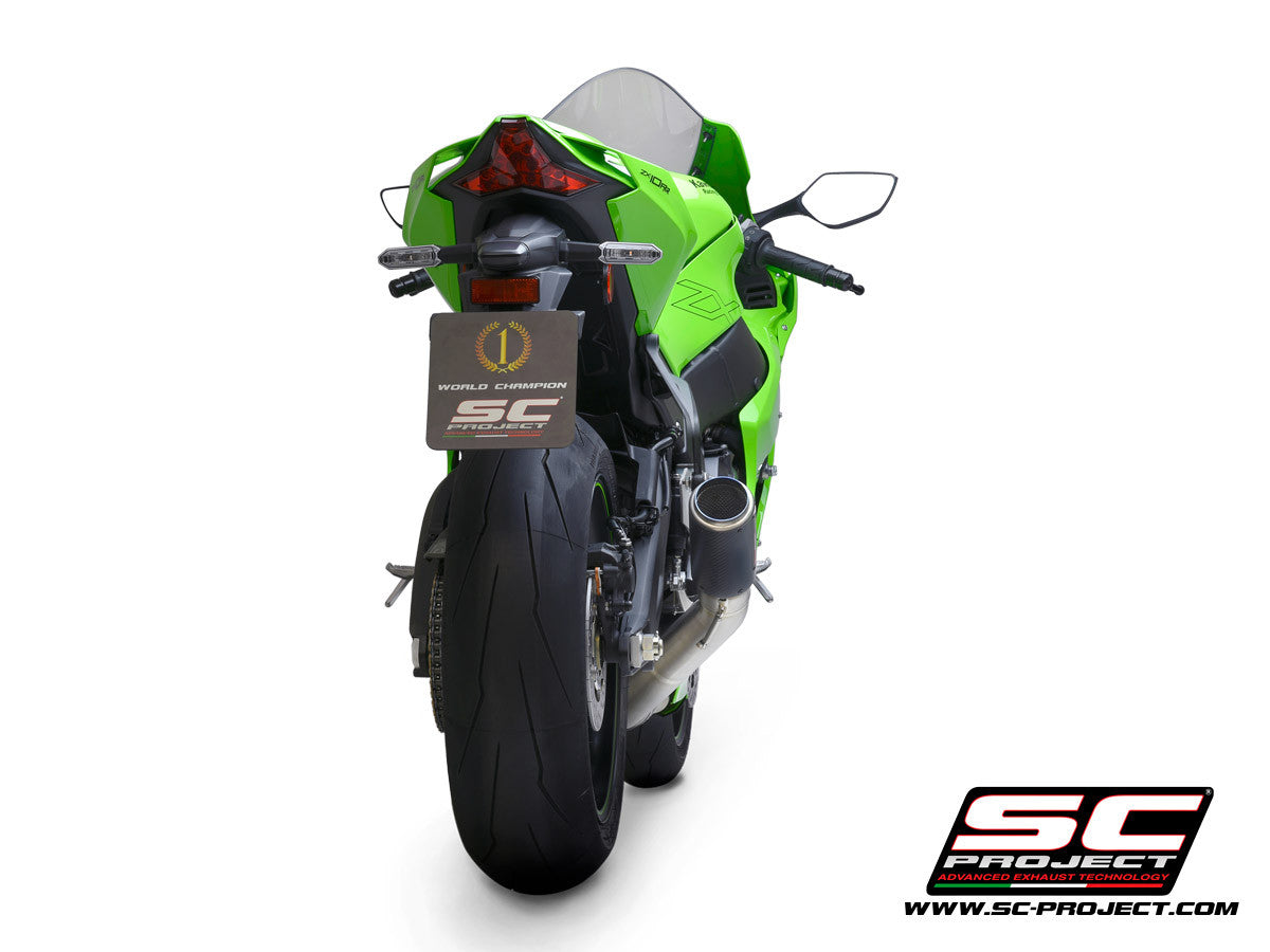 SC-Project Slip-On CR-T + KAT-Yedek Boru Kawasaki ZX-10 R/RR (21-25) K38A-DET36 