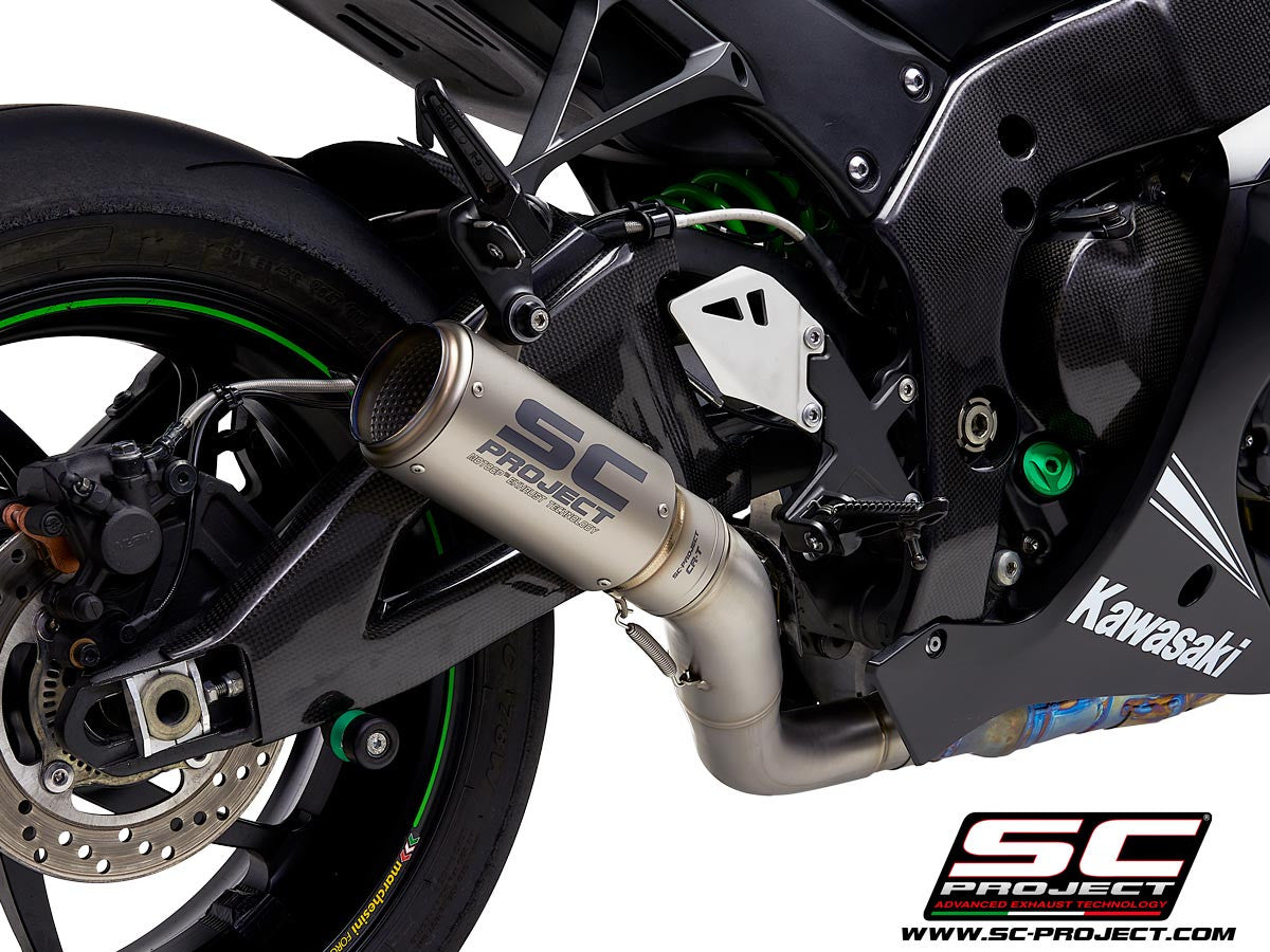 SC-Project Slip-On CR-T + KAT-Yedek Boru Kawasaki ZX-10 R/RR (16-20) K22A-DET36 