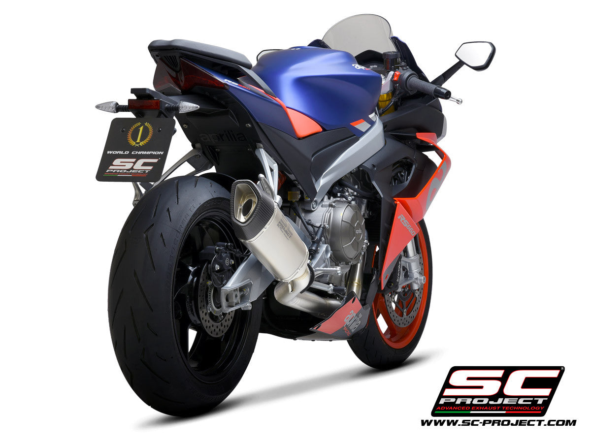 SC-Project Paslanmaz Çelik Komple Sistem 2-1 SC1-R Aprilia RS 660 (20-24) A23A-KC90 