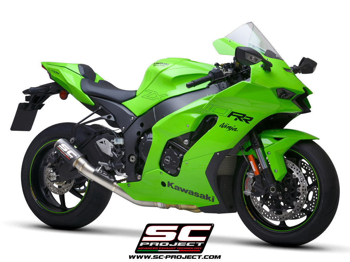 SC-Project Slip-On CR-T + KAT-Yedek Boru Kawasaki ZX-10 R/RR (21-25) K38A-DET36 