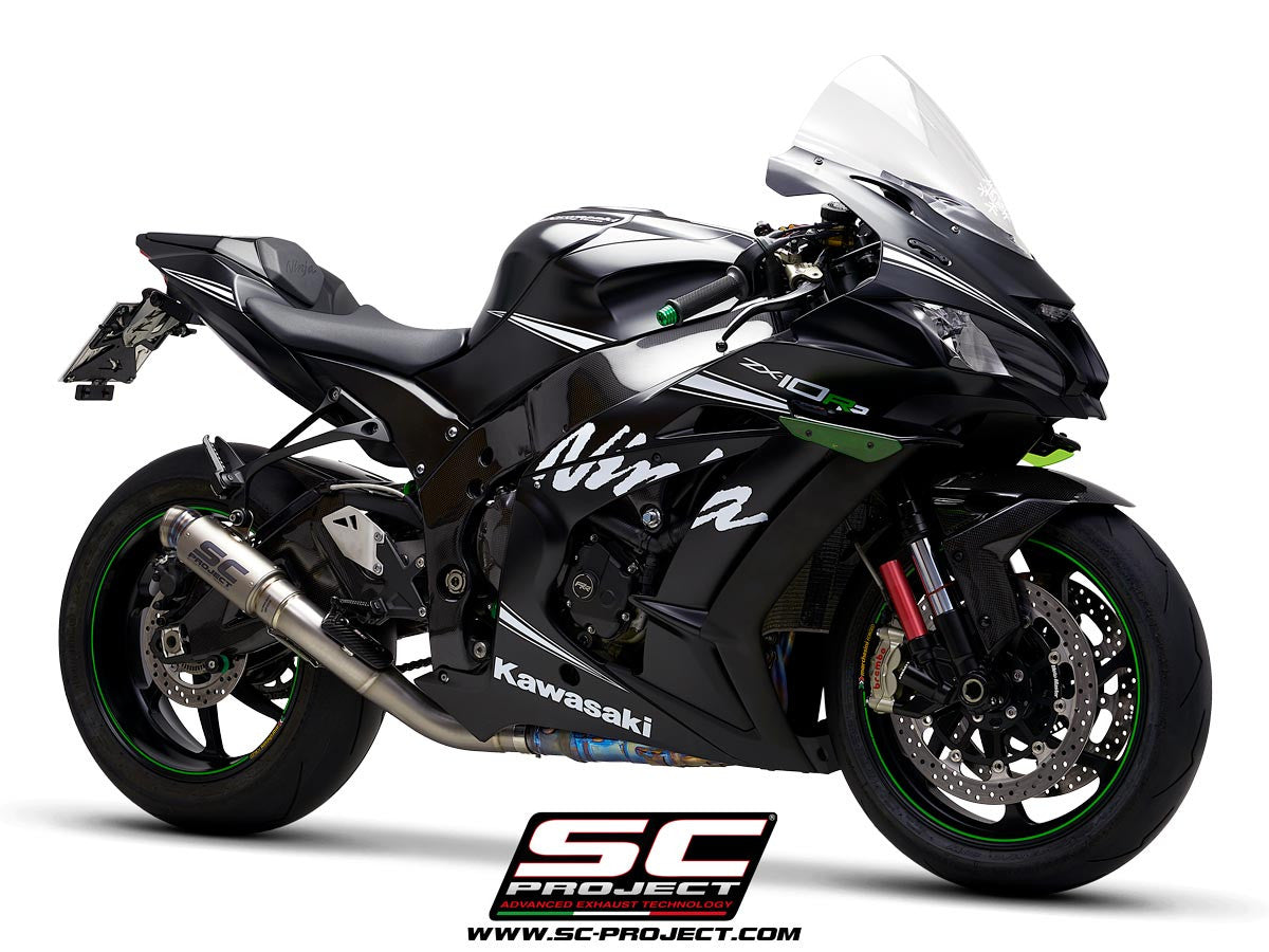 SC-Project Slip-On GP70-R + KAT-Yedek Boru Kawasaki ZX-10 R/RR (16-20) K22A-DET70 