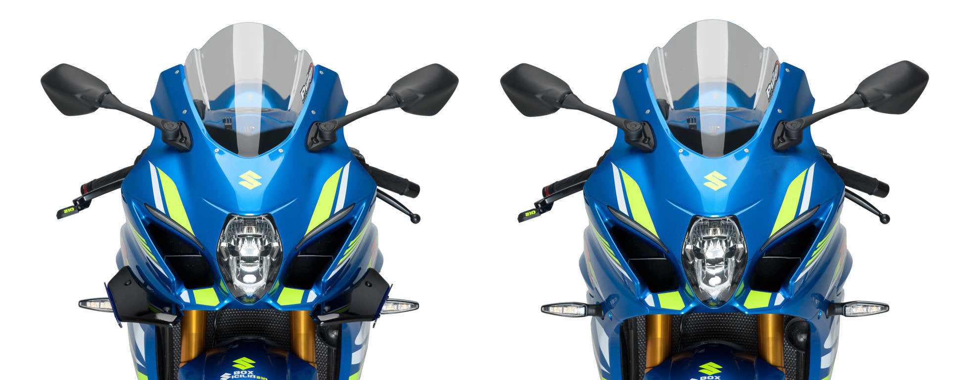 Puig Kanatçıklar Spoiler Ağırlık Suzuki GSX-R 1000 (17-23) 9738 