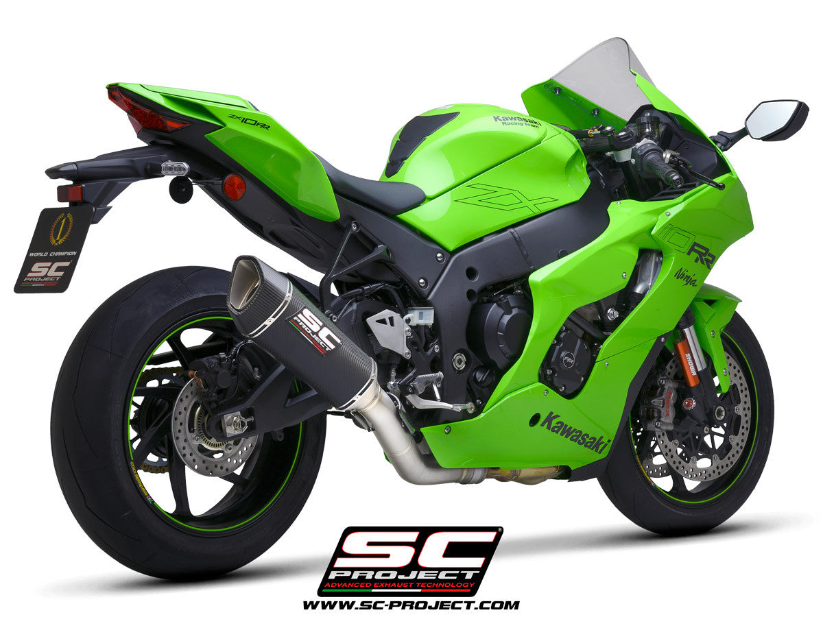 SC-Project Slip-On SC1-R + KAT-Yedek Boru Kawasaki ZX-10 R/RR (21-26) K38A-DET91C 