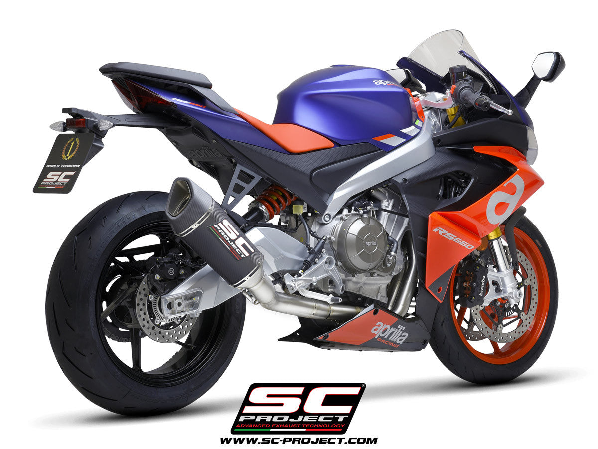 SC-Project Trofeo Titan Komplett sistem 2-1 SC1-R Aprilia RS 660 (20-24) A23A-PTC90 